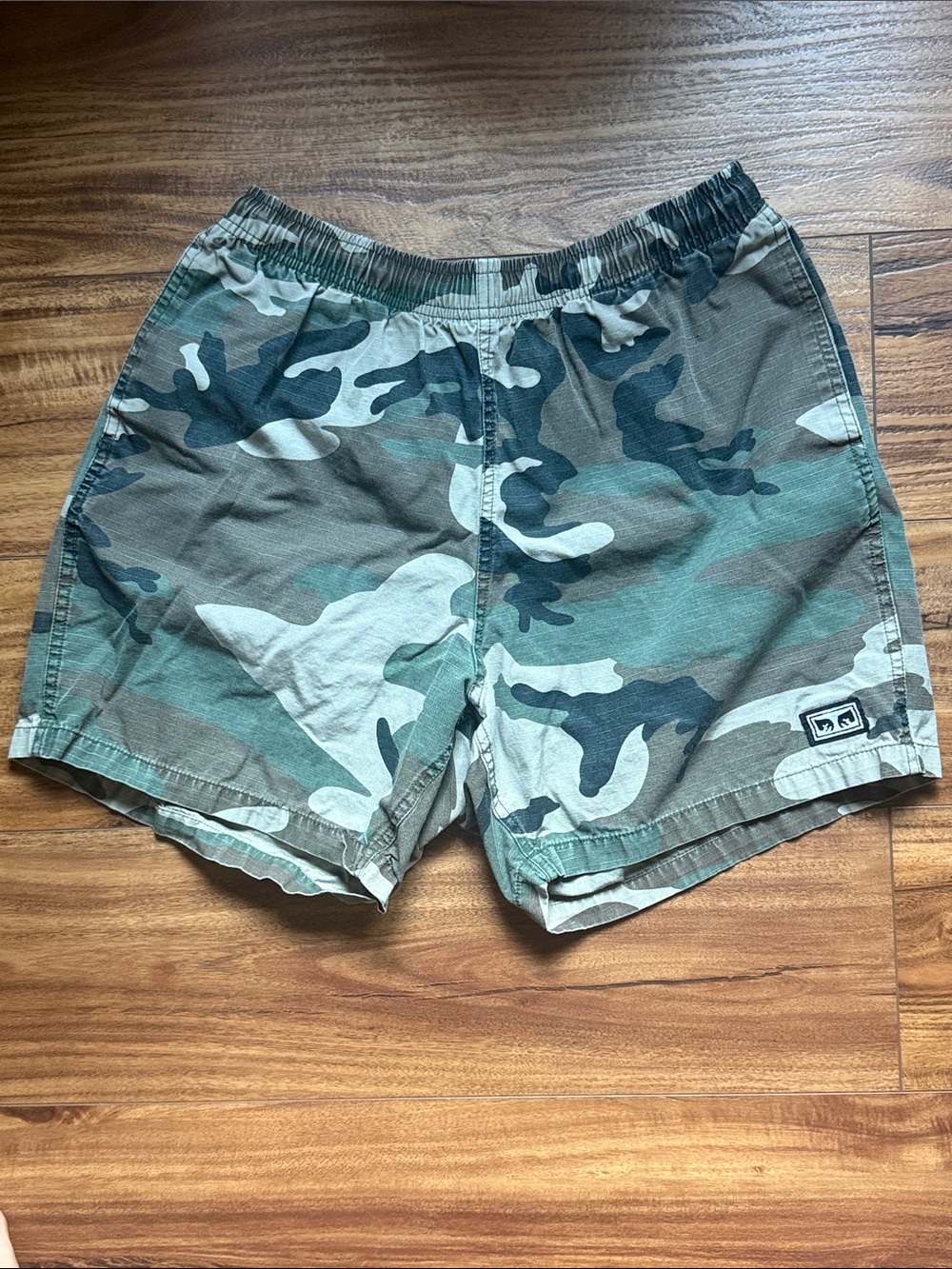 Obey Men's Camo relaxed fit Shorts